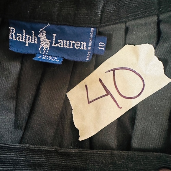 Gorgeous dark green fine corduroy midi skirt from Ralph Lauren from the 80s. But - Picture 5 of 13